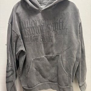 Taylor Swift Gray Hoodie Reputation Sweater